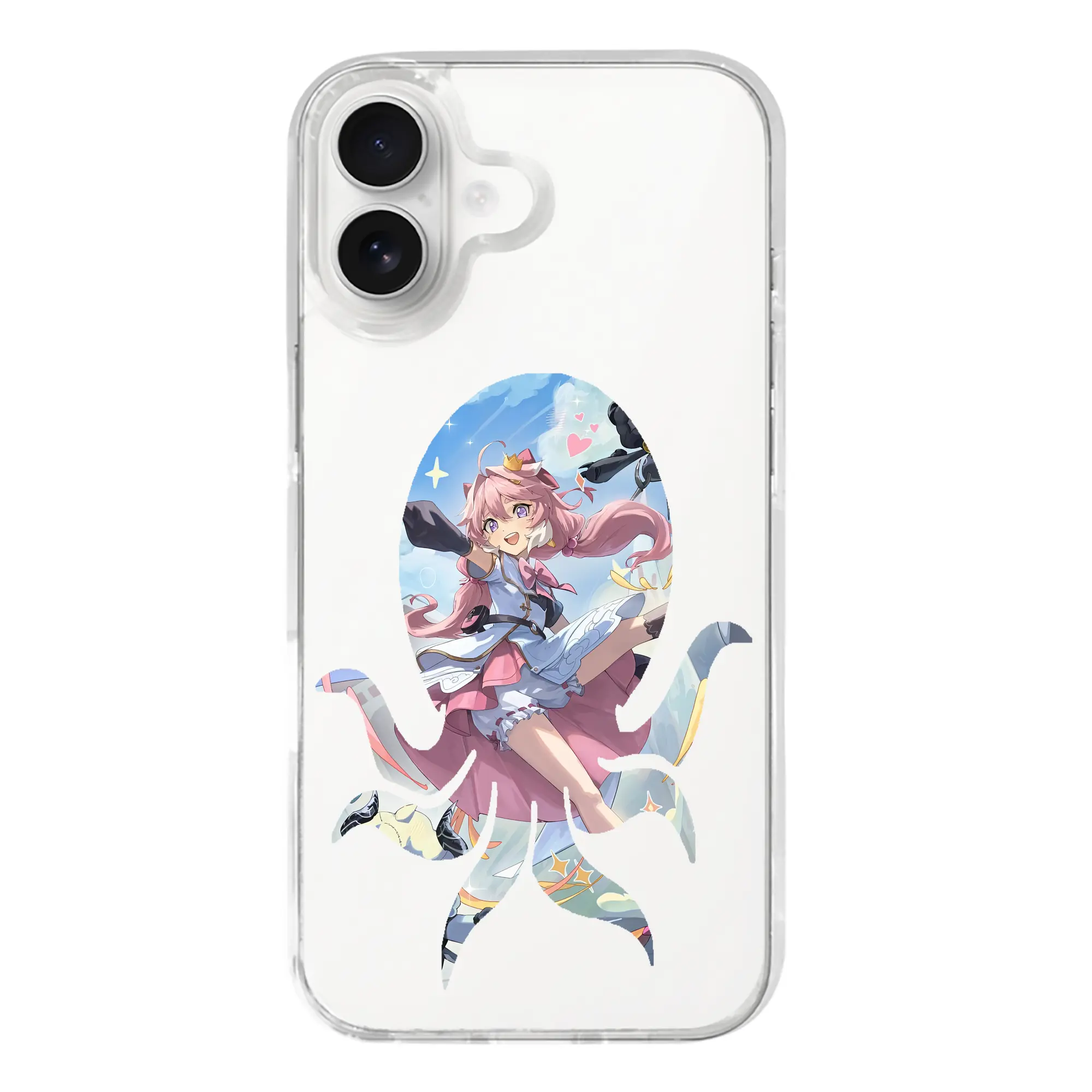 鳴潮 グッズ アンコ - iPhone 17シリーズ 透明スマホケース – 薄型・耐衝撃・精密フィット保護カバー